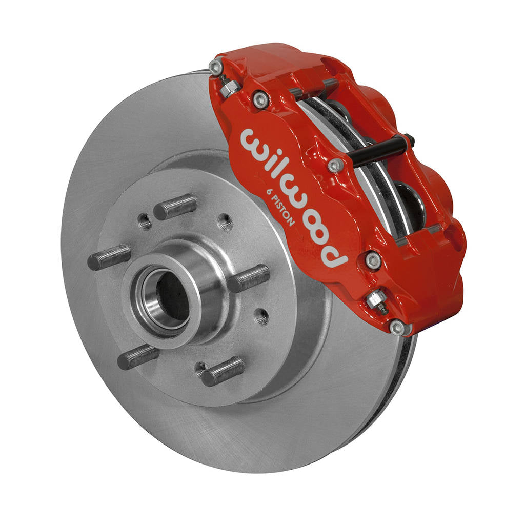 WILWOOD 140-14526-R Kit,Front,60-63 Gm C10 Truck,Fnsl6r 11.86 Rotor,Red Photo-0