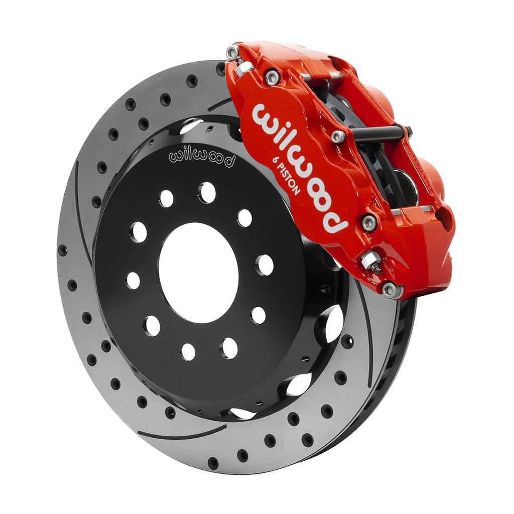 WILWOOD 140-13880-DR Kit,Front,Jeep Jk,2007-18,Fnsl6r,12.88 Rotor,Srp,Red Photo-0