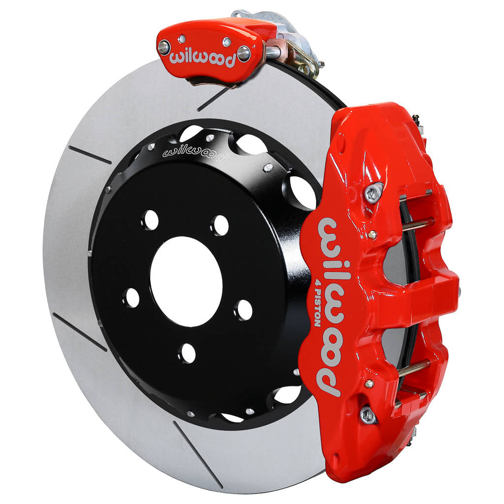WILWOOD 140-13888-R Kit,Rear,Mustang,2015-Up,Aero4/Mc4,14.00 Rotor,Red,W/Lines/Cables Photo-0
