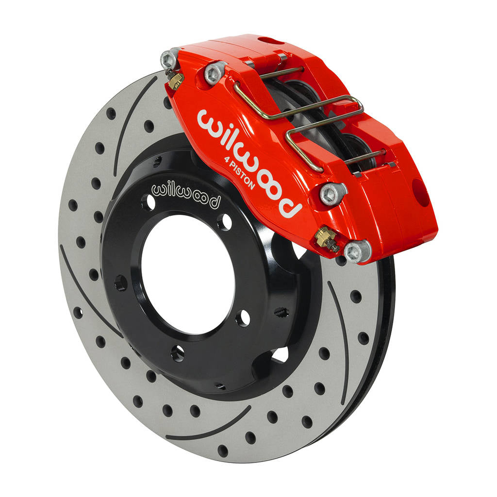 WILWOOD 140-15395-DR Kit,Front,Jaguar,E-Type-Series 1,Dpr-Ds 11.00 Rotor,Srp,Red,W/Lines Photo-0