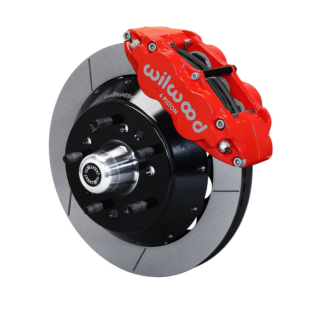 WILWOOD 140-15156-R Kit,Front,Wwe Pro Spindle,Big Brake 5x5.00 Hub,14.00 Rotor,Red Photo-0