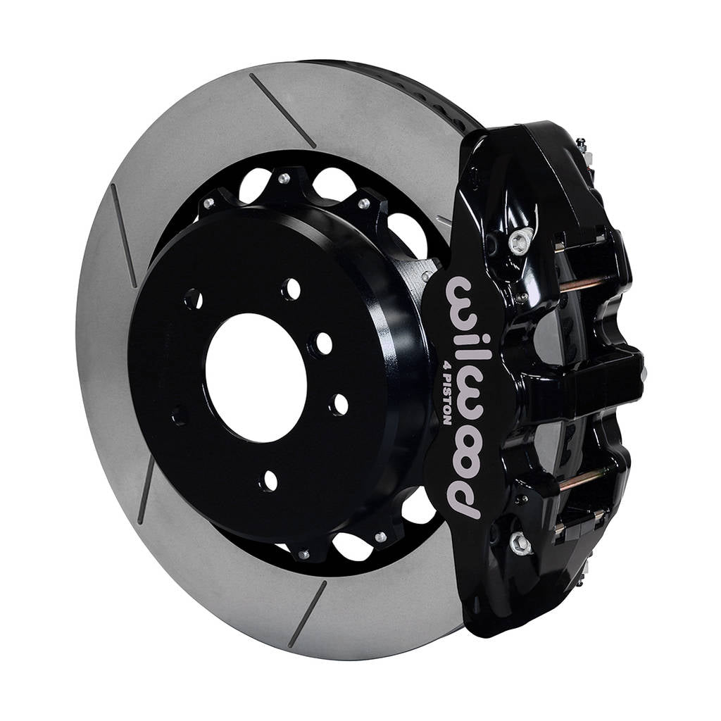 WILWOOD 140-13583 Kit,Rear,Bmw E90,07-11,Aero4,14.00x1.10 Gt,Black,W/Lines Photo-0