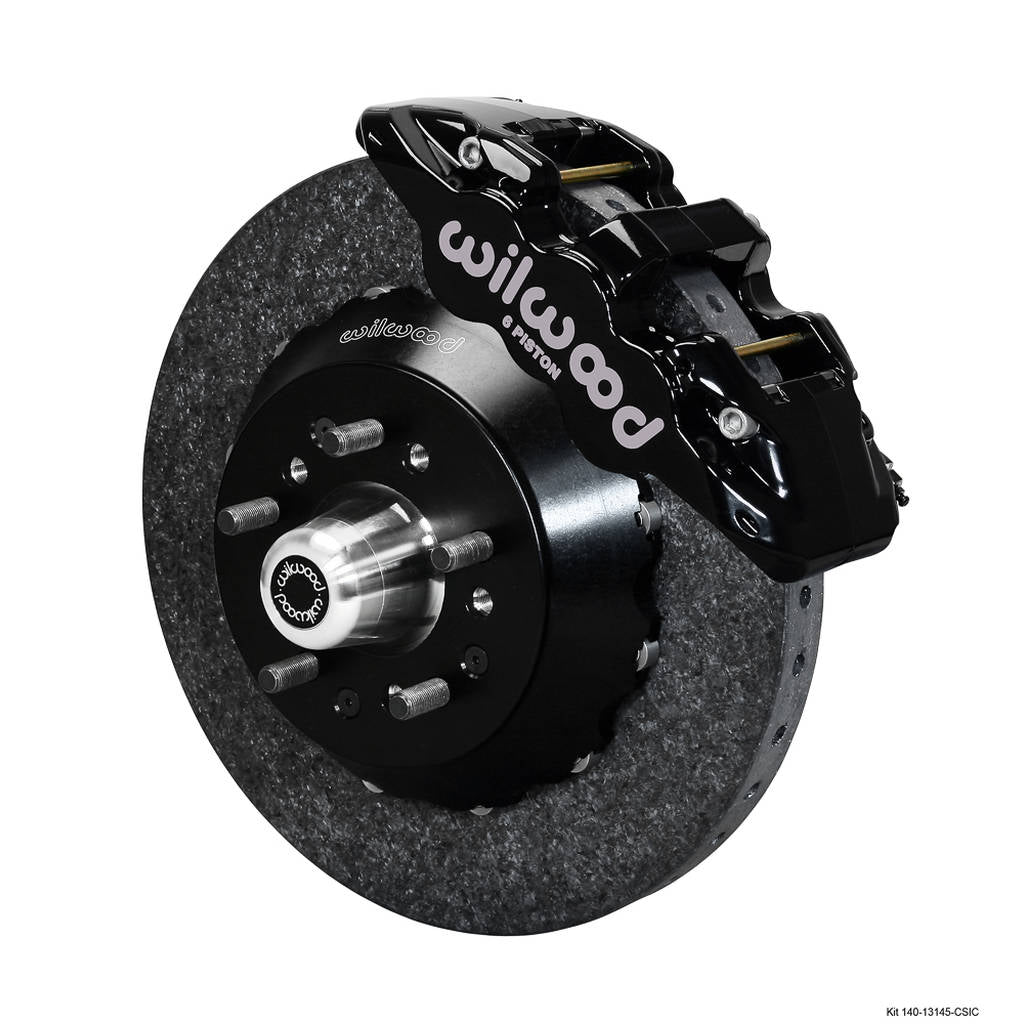 WILWOOD 140-13145-CSIC Kit,Front,Wwe Pro Spindle,Aero6,14.00 C/Sic Rotor Photo-0
