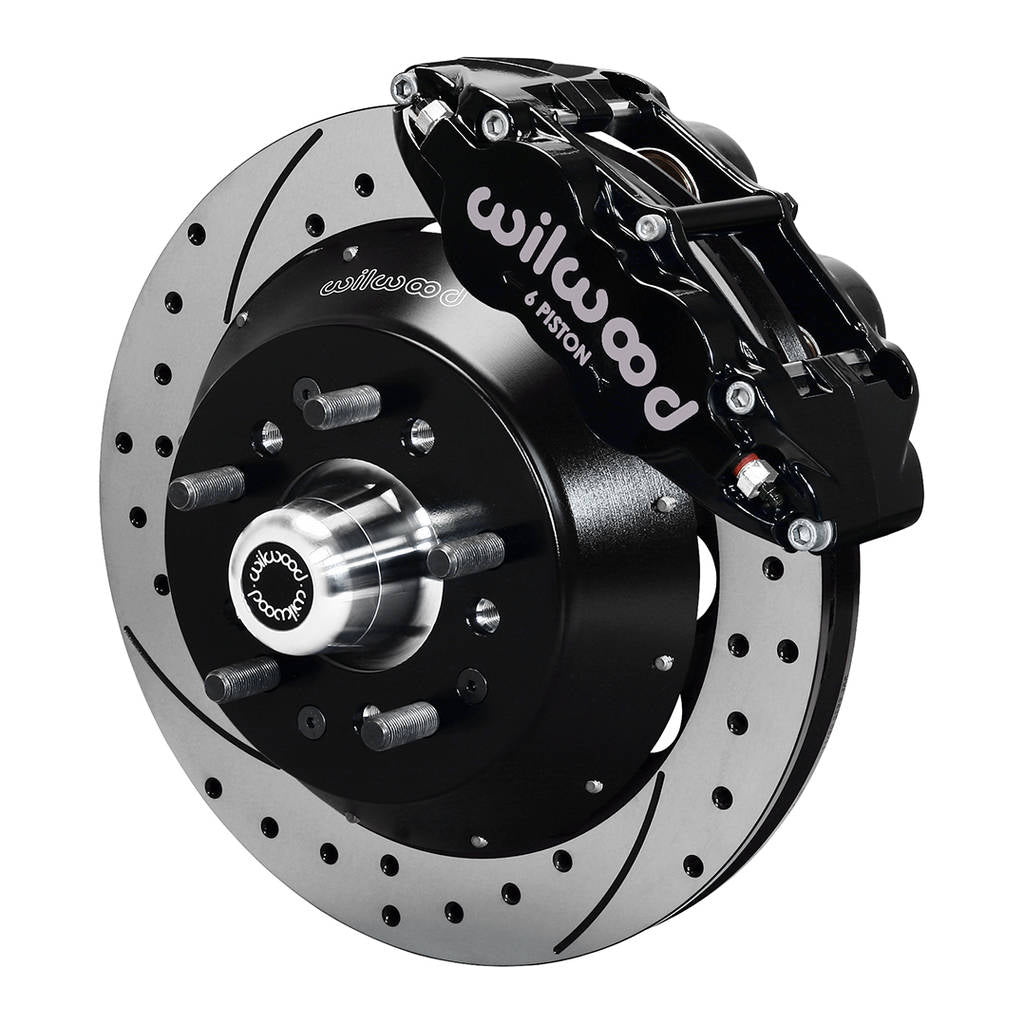 WILWOOD 140-15409-D Kit,Front,Camaro/Nova,67-72,Fnsl6r-Ds 14.00 Rotor,Drilled Photo-0