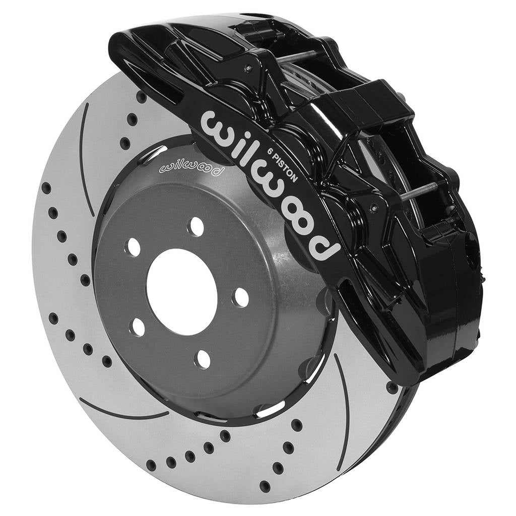 WILWOOD 140-14928-D Kit,Front,Mustang,2015-Up,Sx6r,Lug Drive 14.00 Rotor,Drilled,W/Lines Photo-0