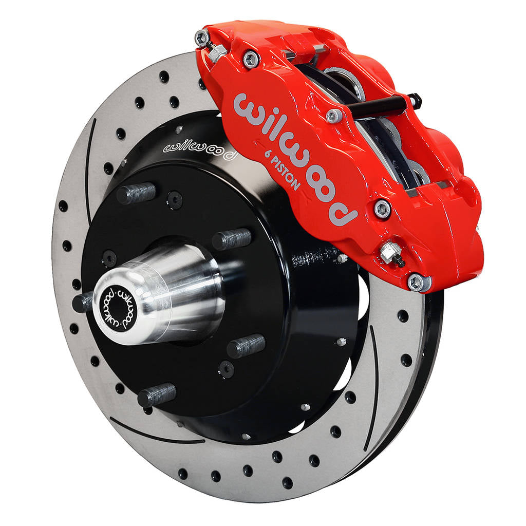 WILWOOD 140-15278-DR Kit,Front,Camaro 82-92,Fnsl6r,12.88 Rotor,Srp,Red,W/Lines Photo-0
