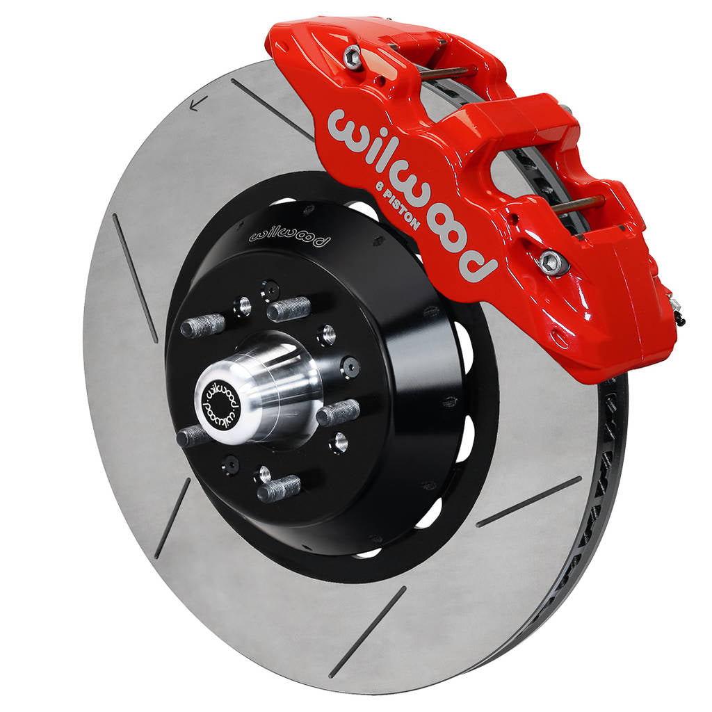 WILWOOD 140-15053-R Kit,Front,Camaro/Nova,67-72,Aero6,15.00 Rotor,Red Photo-0