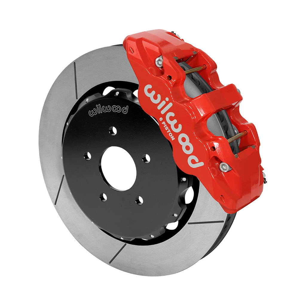 WILWOOD 140-14819-R Kit,Front,Nissan,370z/G37,09-13,Aero6 14.00 Rotor,Red,W/Lines Photo-0