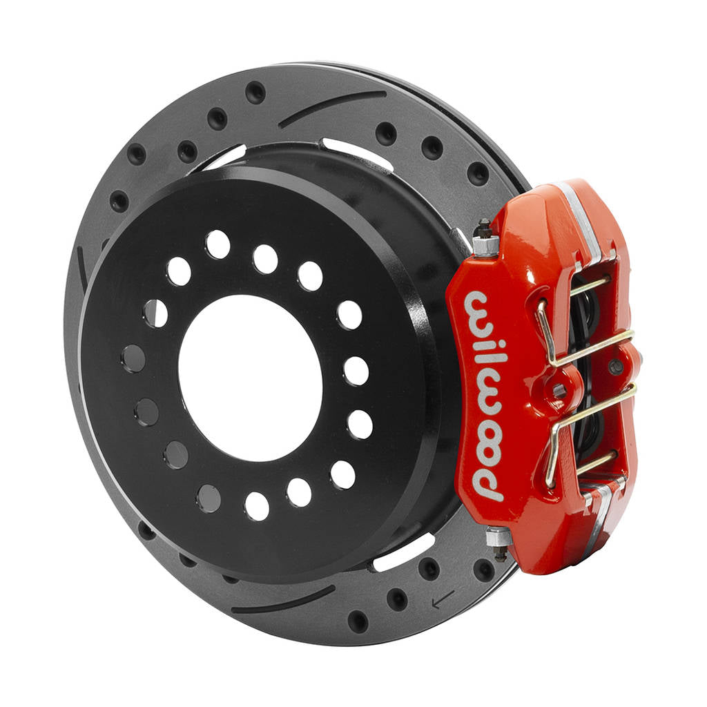 WILWOOD 140-15604-DR Kit,Rear,Disc/Drum,Fdplp-Ds,Small Ford 2.50 Offset,1 Pc 11.00,Srp,Red Photo-0