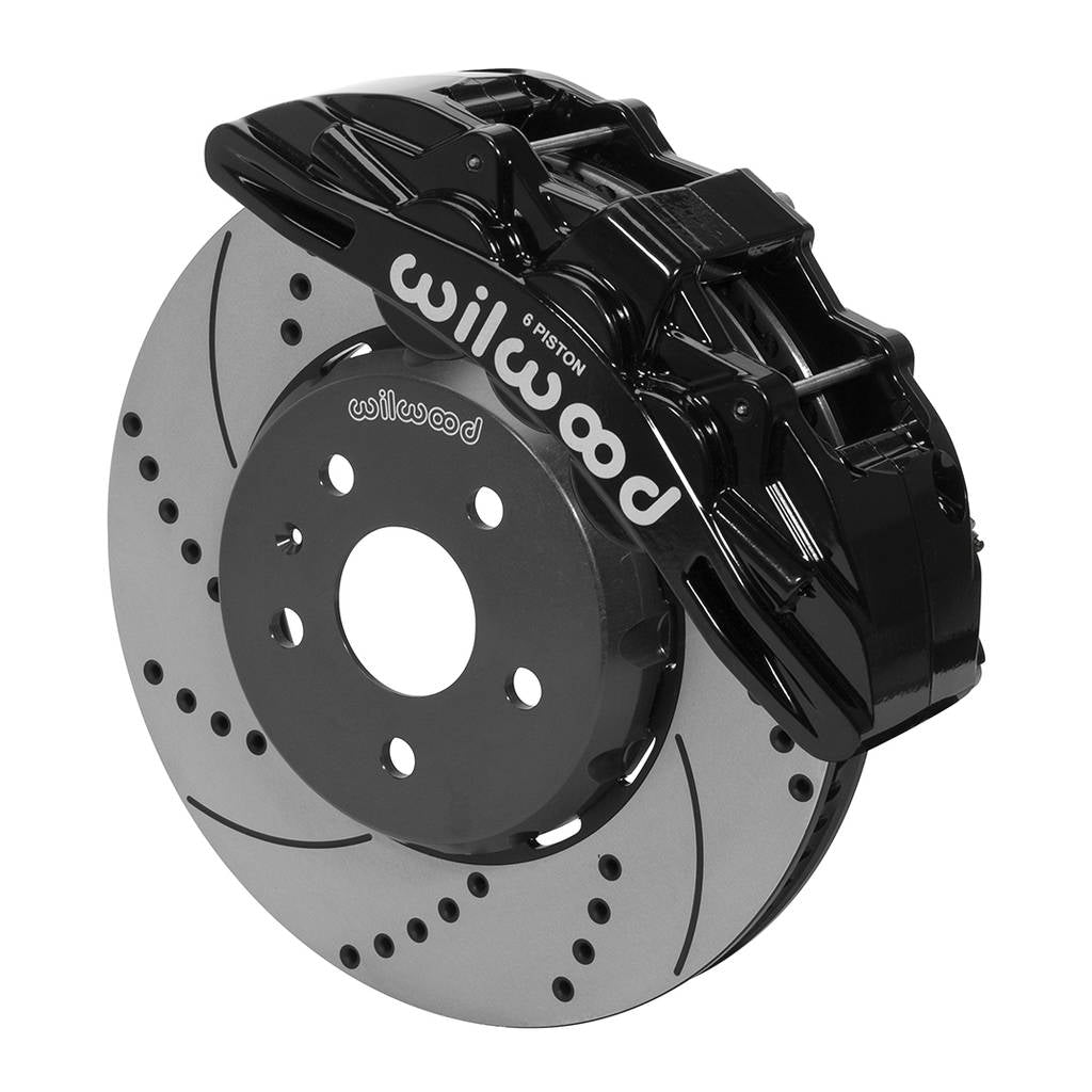 WILWOOD 140-15438-D Kit,Front,16-19 Camaro,Sx6r,Lug Drive 14.00 Rotor,Drilled,W/Lines Photo-1