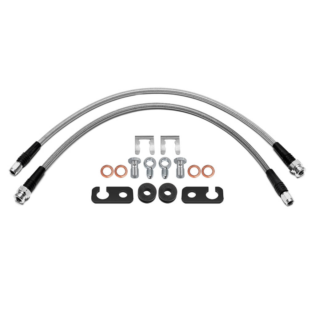 WILWOOD 220-13039 Flexline Kit,19.00 In M10x1.0 Bubble Banjo 10mm,-3,W/Flat Bracket Photo-0