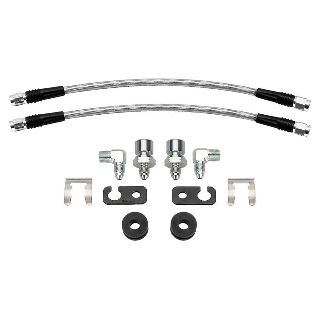 WILWOOD 220-13001 Flexline Kit,12in.,M10x1.0 If,90 Deg 1/8-27 Npt W/”S” Bend Bracket Photo-0