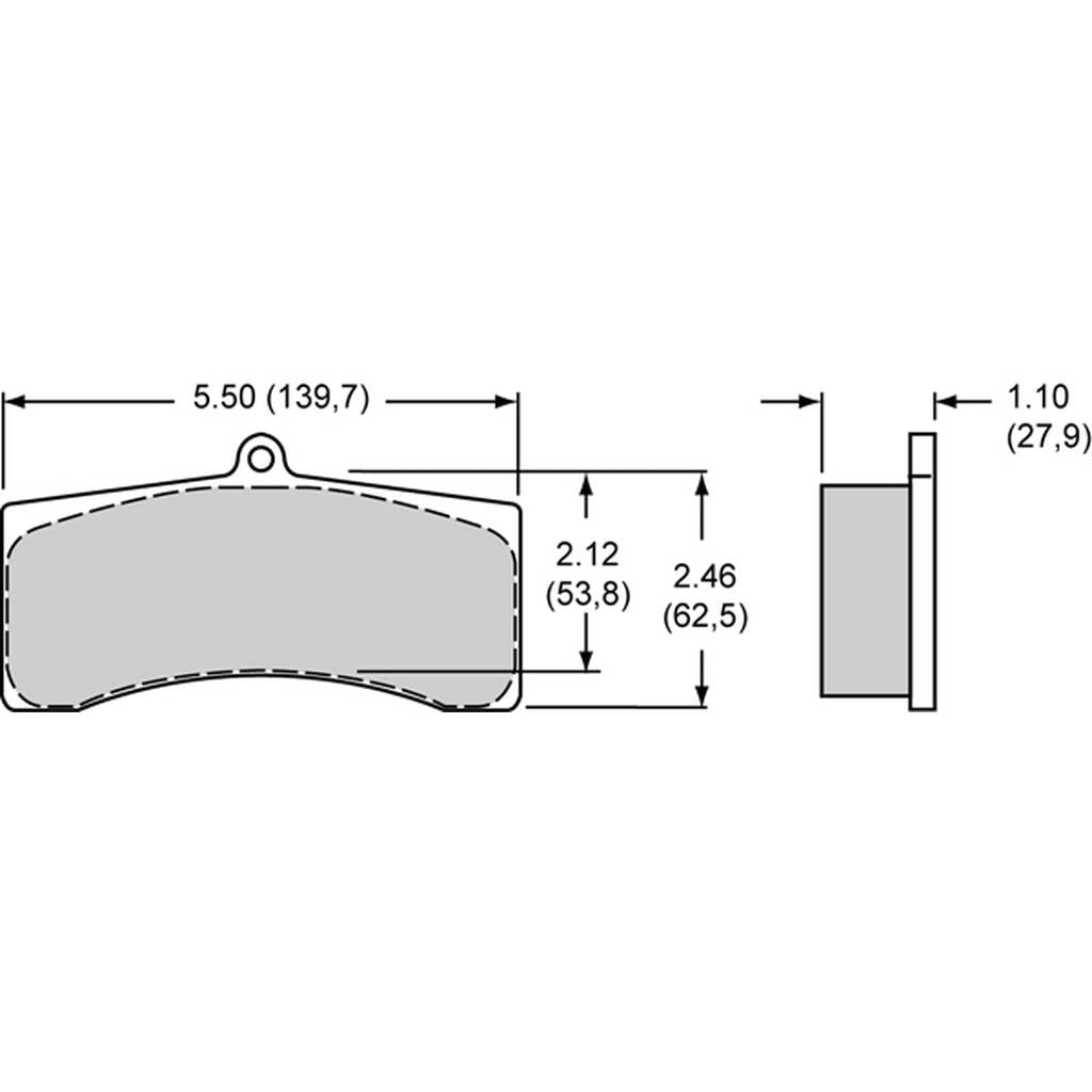 WILWOOD 15J-10004K Pad,9728j,Ip,Polymatrix,Axle Set Photo-0