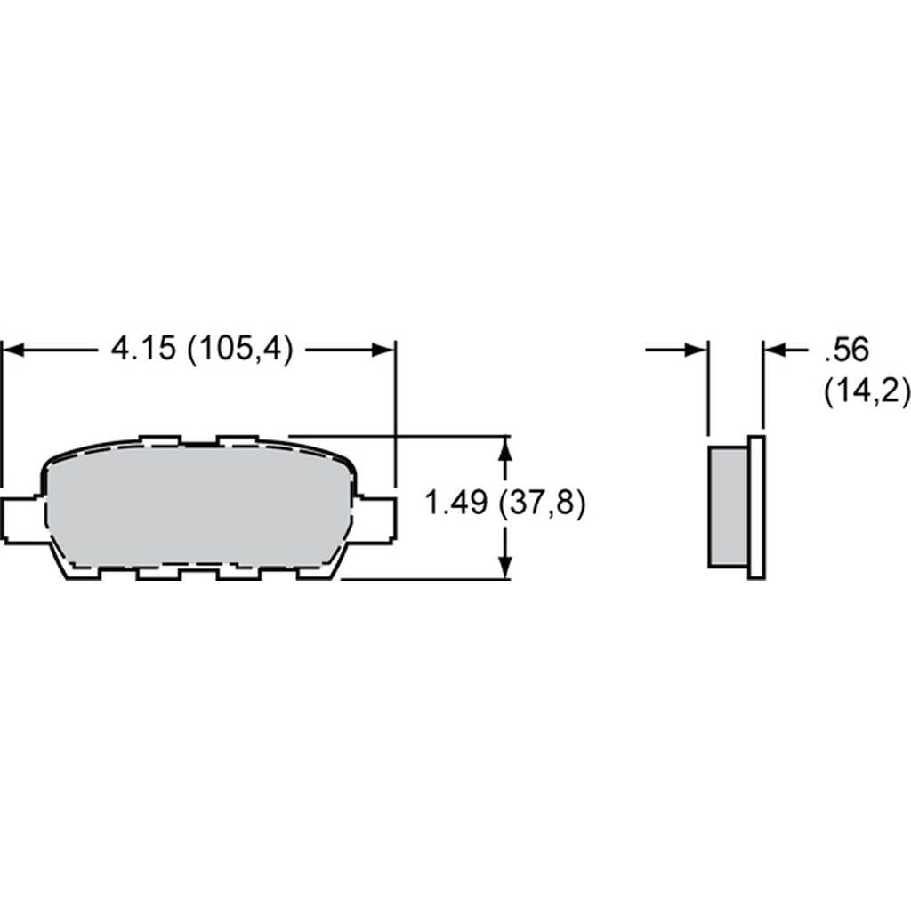 WILWOOD 150-D0905K Pad,D0905pm,.560,Axle Set Photo-0