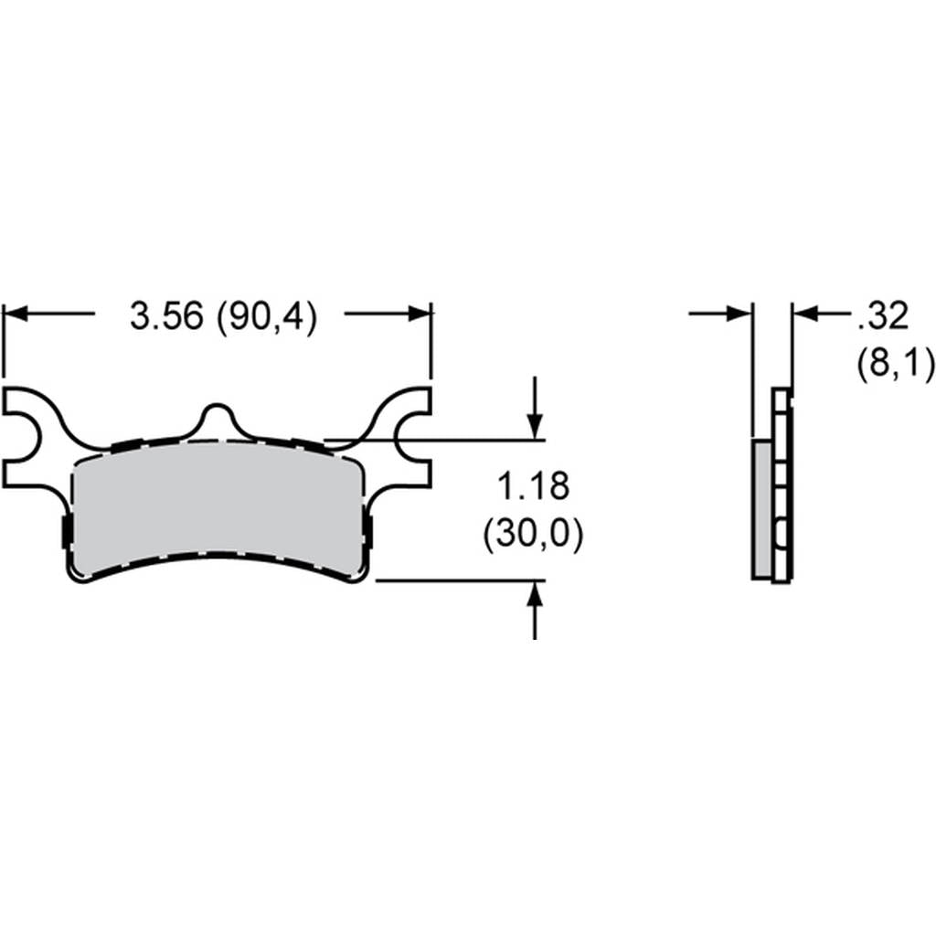 WILWOOD 150-7192K Pad,Caliper,Dh4,W/Shim,Axle Set Photo-0