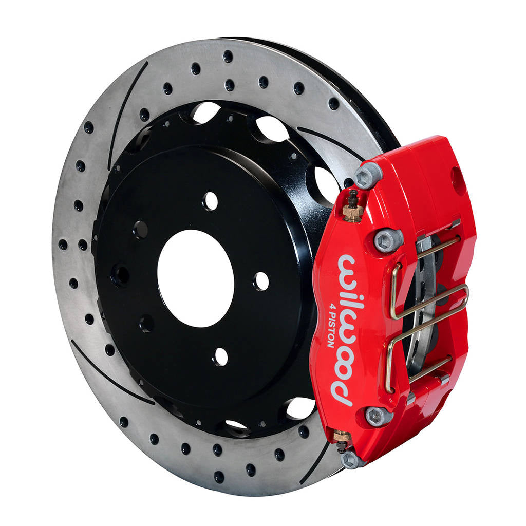 WILWOOD 140-9507-DR Kit,Rear,Dpr13-Ds,350z/370z/G35/G37 13.00 Rotor,Drilled,Red Photo-0