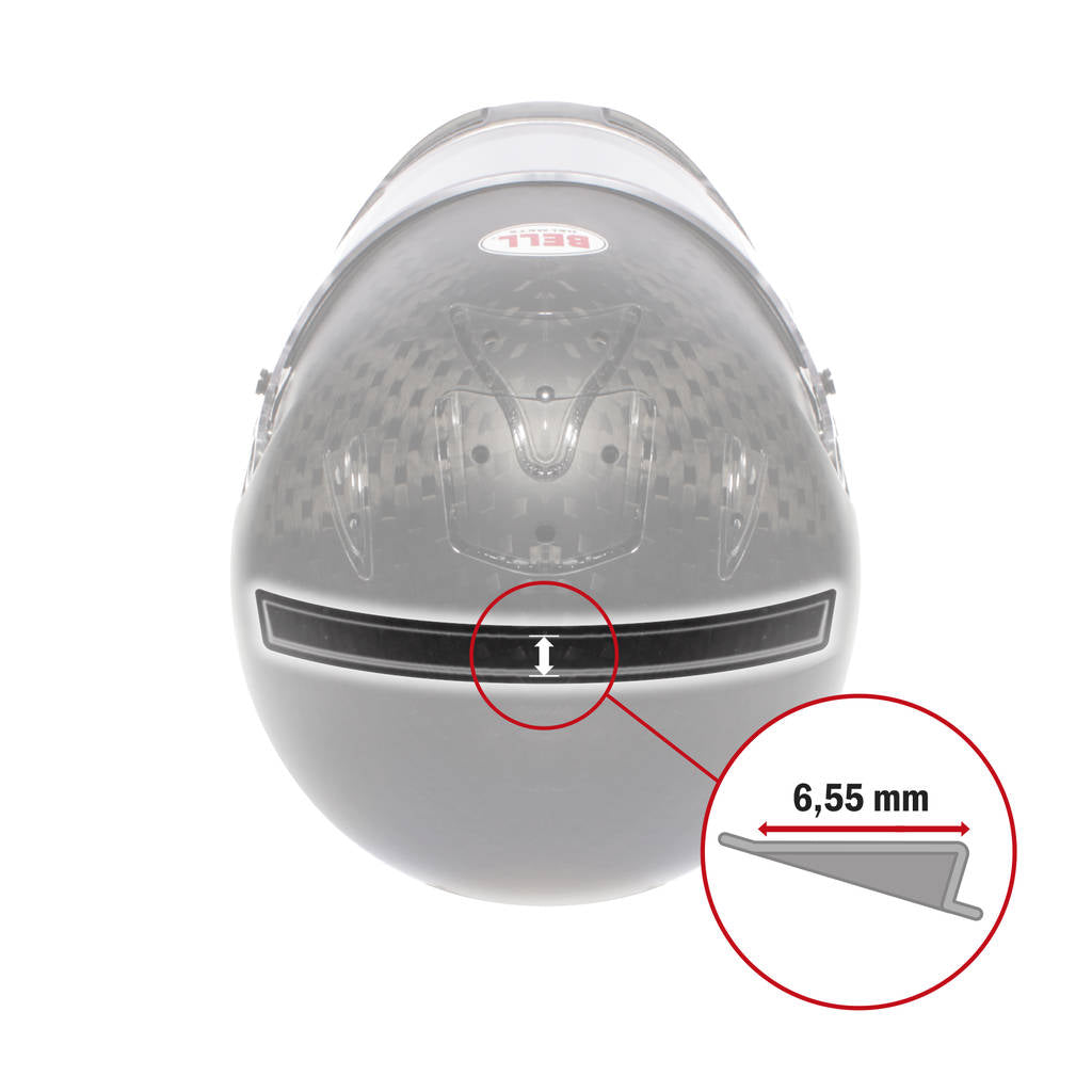 BELL 2050081 Top gurney for HP7/HP77/RS7 helmet, V10, clear, small (4mm) Photo-2
