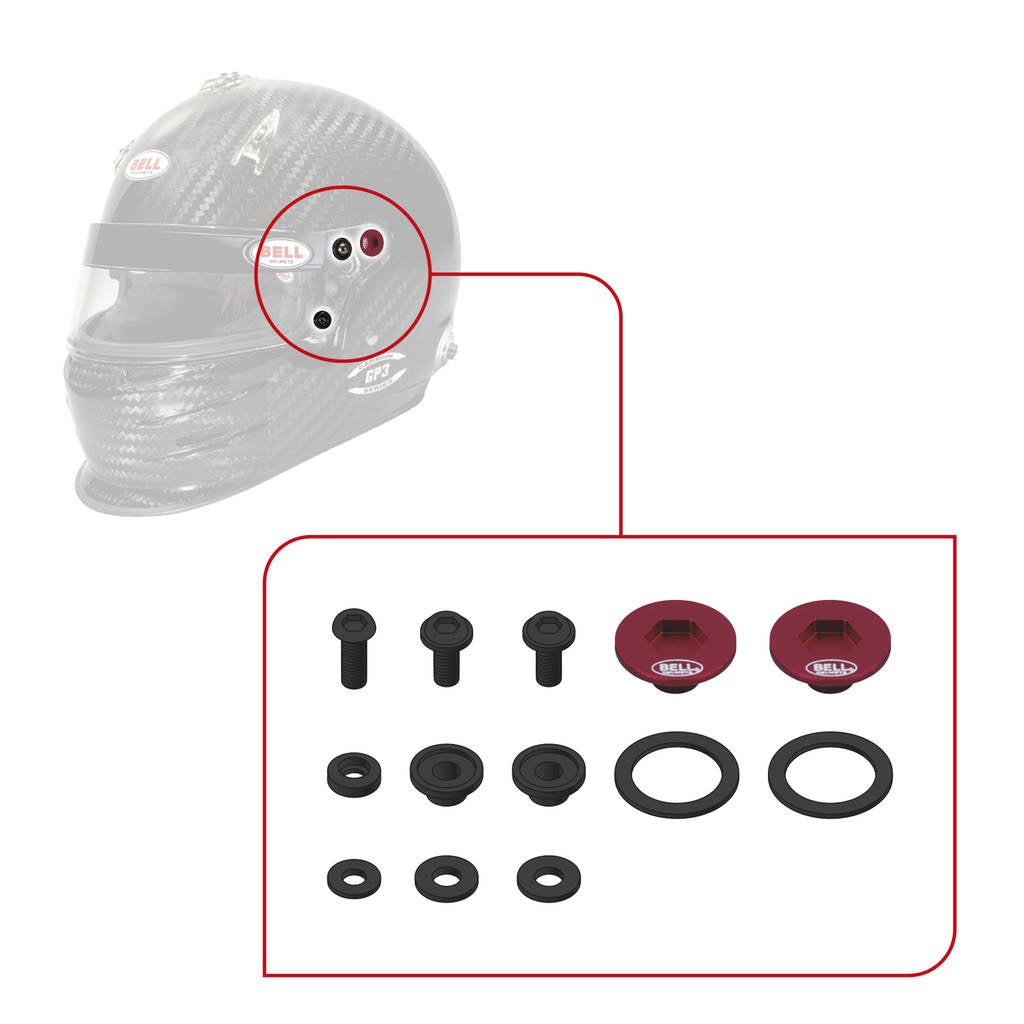 BELL 2020008 SV (SE03/SE05) Pivot kit & Screws, pink Photo-16