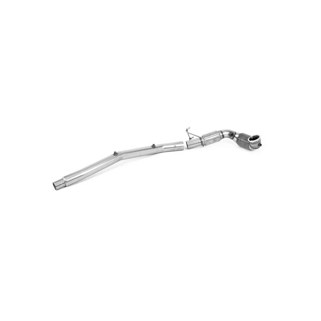 MILLTEK SSXVW637 Large Bore Downpipe and Hi-Flow Sports Cat AUDI S3 2.0TFSI Quattro Saloon/Sedan 310PS 8Y (OPF/GPF) 2020 - 2022 Photo-0