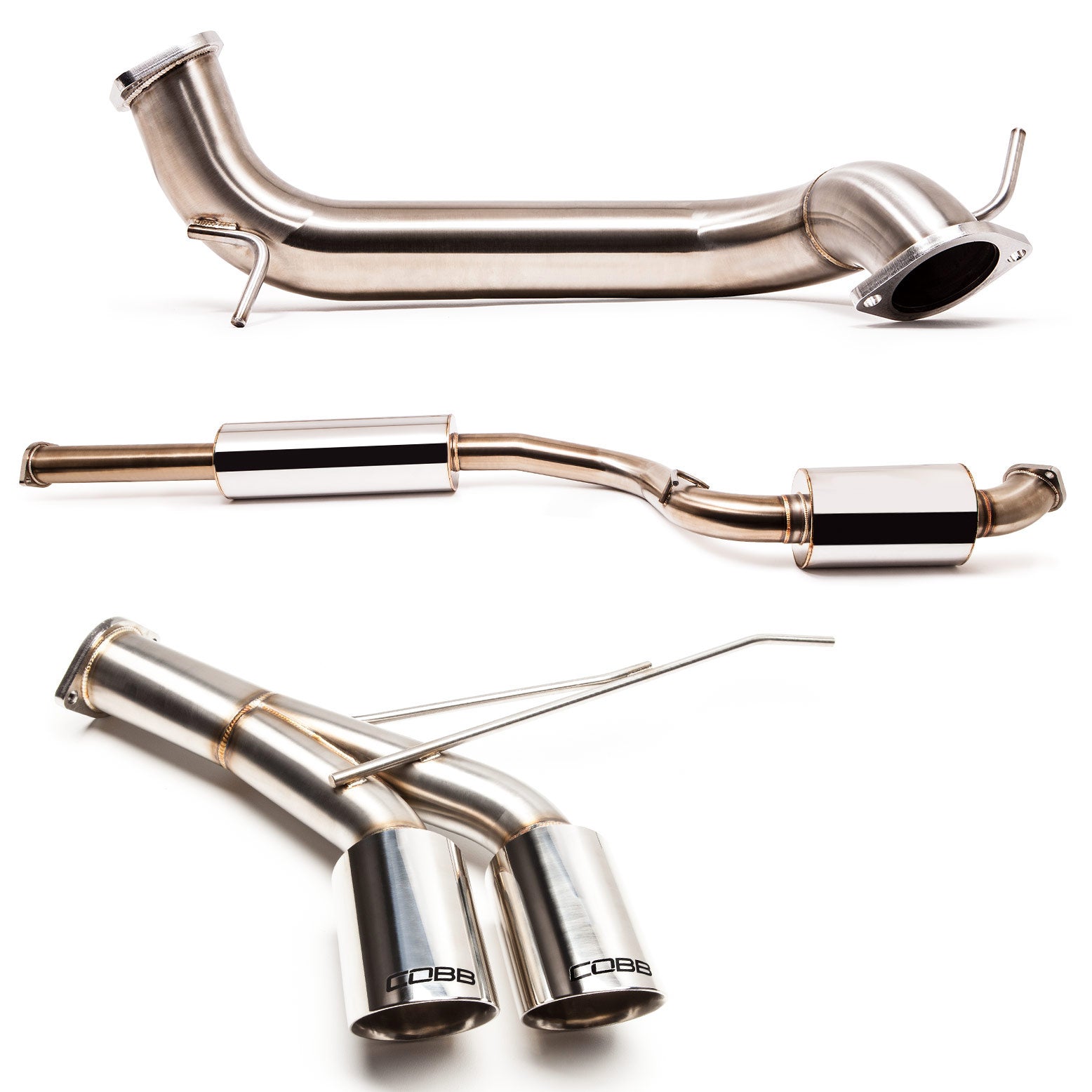 COBB 591100 Cat back exhaust system 3" FORD FOCUS ST Photo-0