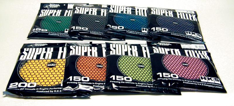 HKS 70001-AK031 Super Power Flow Filter 150mm Red Photo-0
