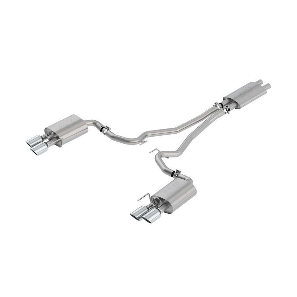 BORLA 1014045 Cat-Back™ System MUSTANG GT COUPE/CONV '18-'20 5.0L AT/MT RWD Photo-0