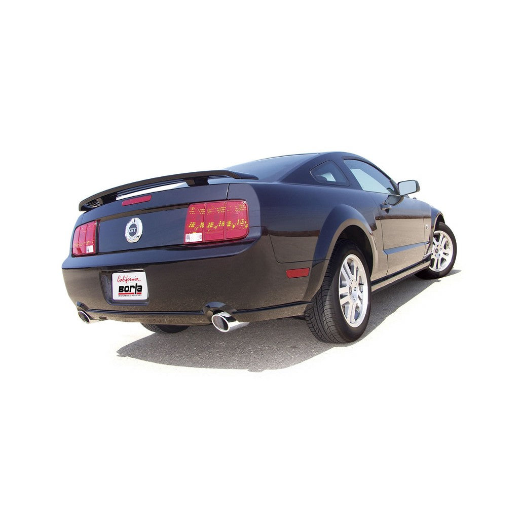 BORLA 11750 Axle-Back System MUST GT '05-'09 4.6L V8 AT/MT RWD Photo-1