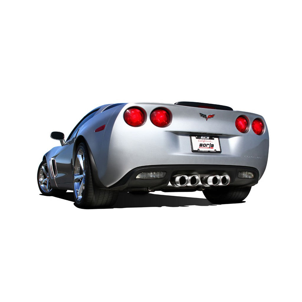 BORLA 11811 Axle-Back System CORV C6 '09-'12 6.2L V8 AT/MT (incl. paddle shift) RWD Photo-1