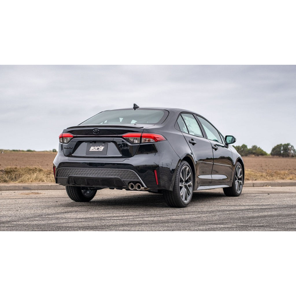 BORLA 140845 Cat-Back™ System COROLLA SE/XSE '20-'21 2.0L AT FWD Photo-1
