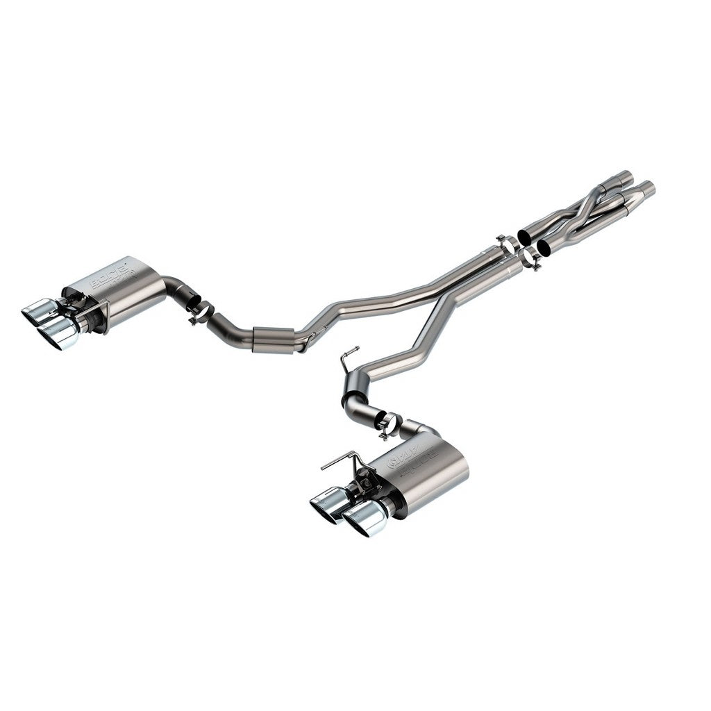 BORLA 140837 Cat-Back™ System MUST SHELBY GT500 '20-'21 5.2L V8 AT RWD Photo-0
