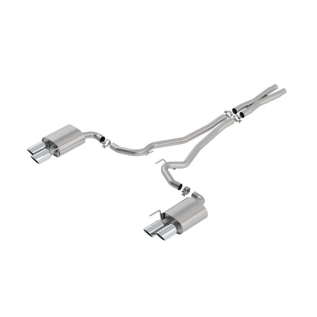 BORLA 140807 Cat-Back™ System MUST GT CONV. '18-'21 5.0L V8 AT/MT RWD Photo-0