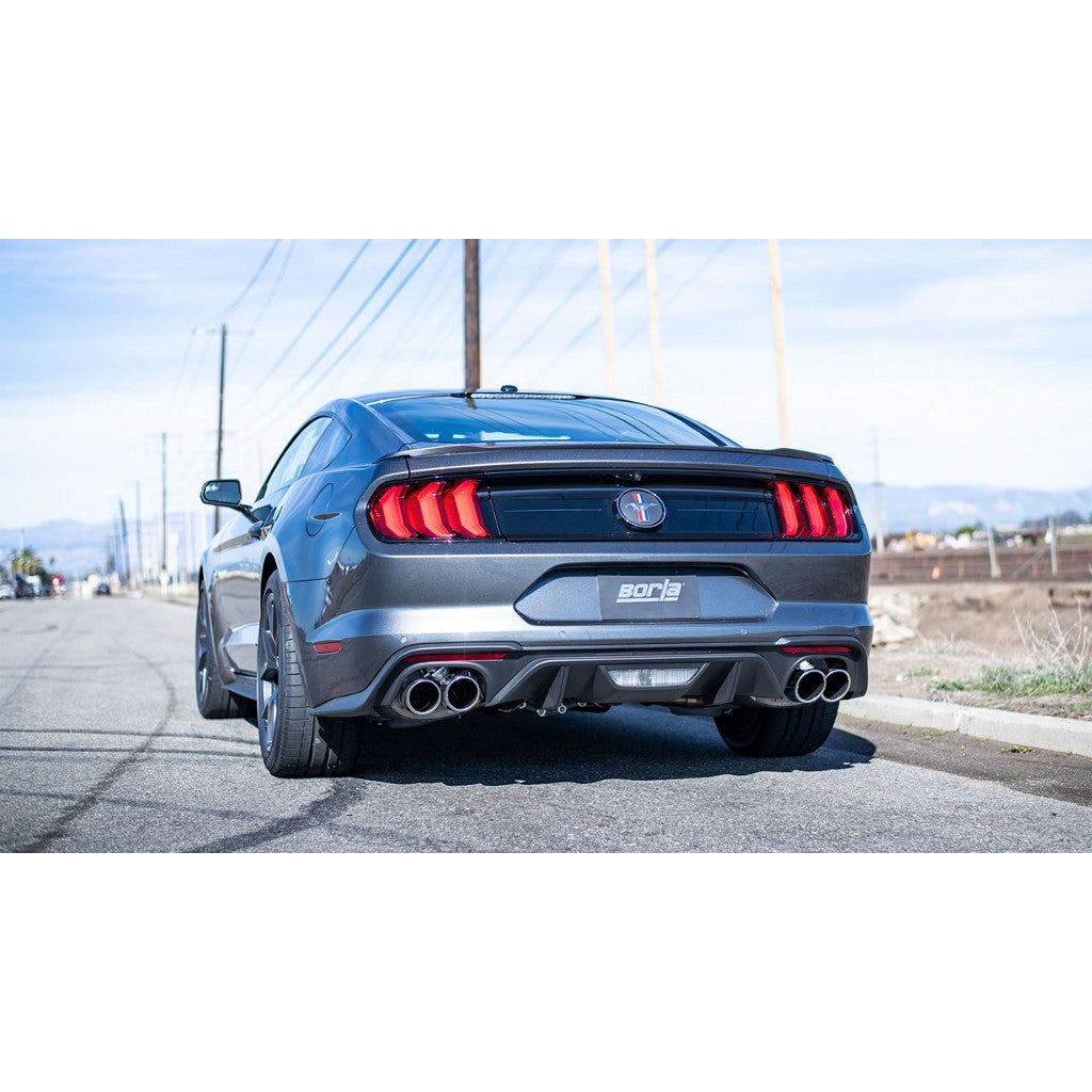 BORLA 140827 Cat-Back™ System MUST '19-'21 2.3L ECOBOOST AT/MT RWD Photo-1