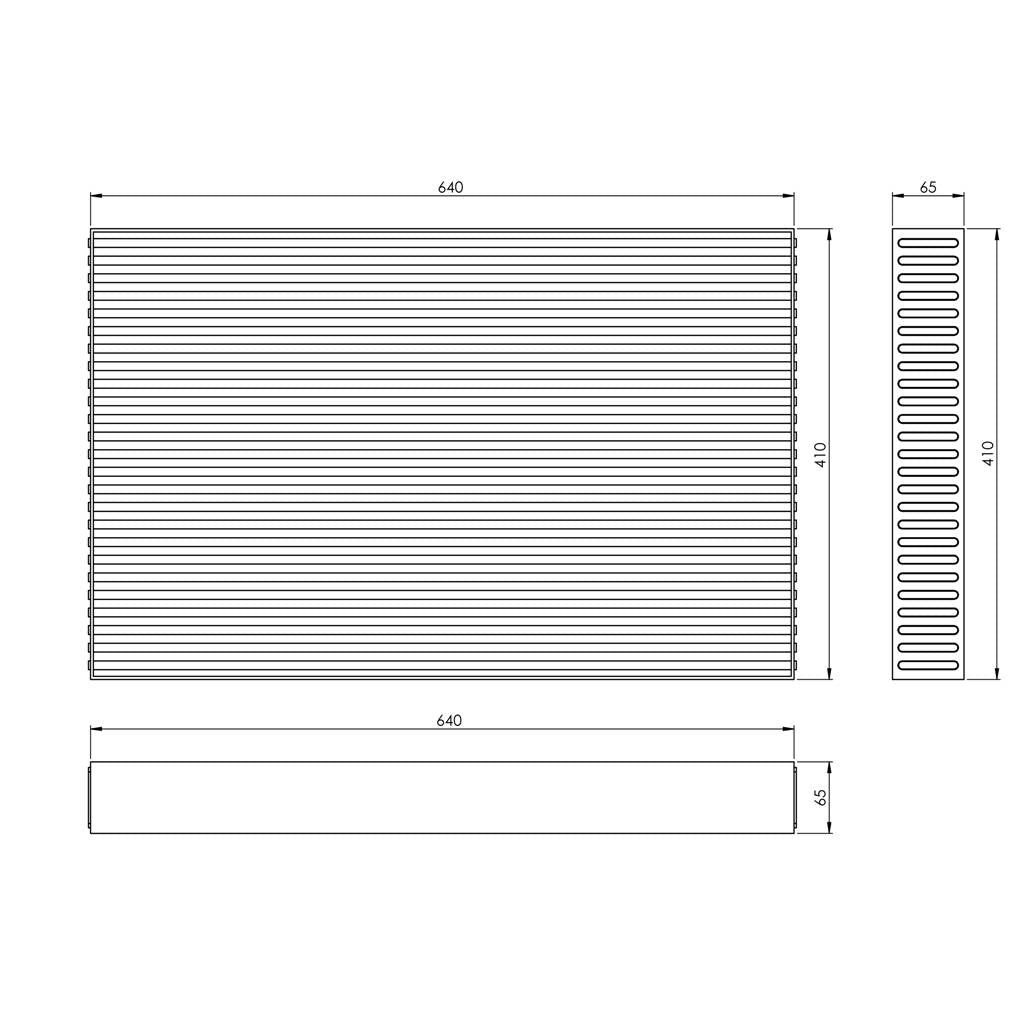 WAGNER TUNING 001001044-001 Rennsport Competition Intercooler Core 640x410x65 Photo-4