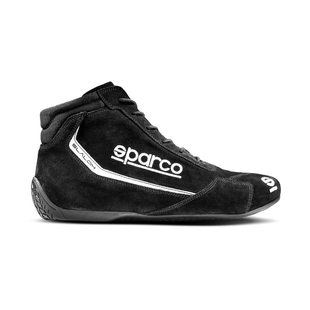 SPARCO 00129544NR Racing shoes SLALOM 2022, FIA 8856-2018, black, size 44 Photo-1