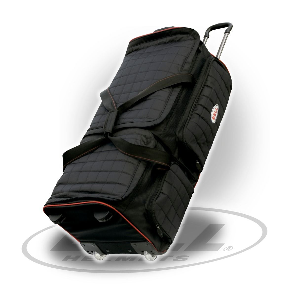 BELL 2120005 LARGE Trolley gear bag, quilted, black (93x38x36cm) Photo-0
