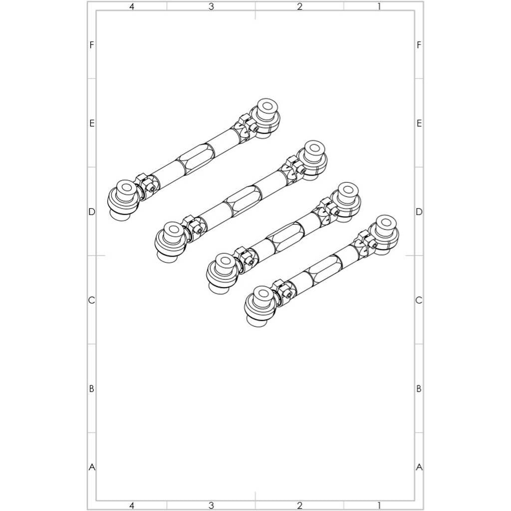 SPL PARTS SPL RUA E9X BMW E9X/E8X Rear Upper Arm Links Photo-3