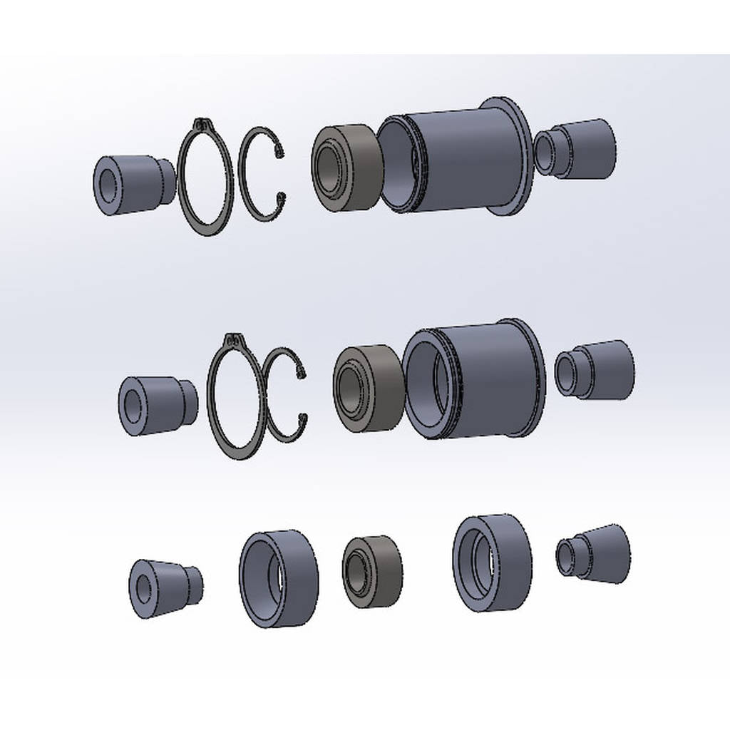 SPL PARTS SPL FLBK ND ND MAZDA Miata Front Lower Control Arm Bushing Kit Photo-3