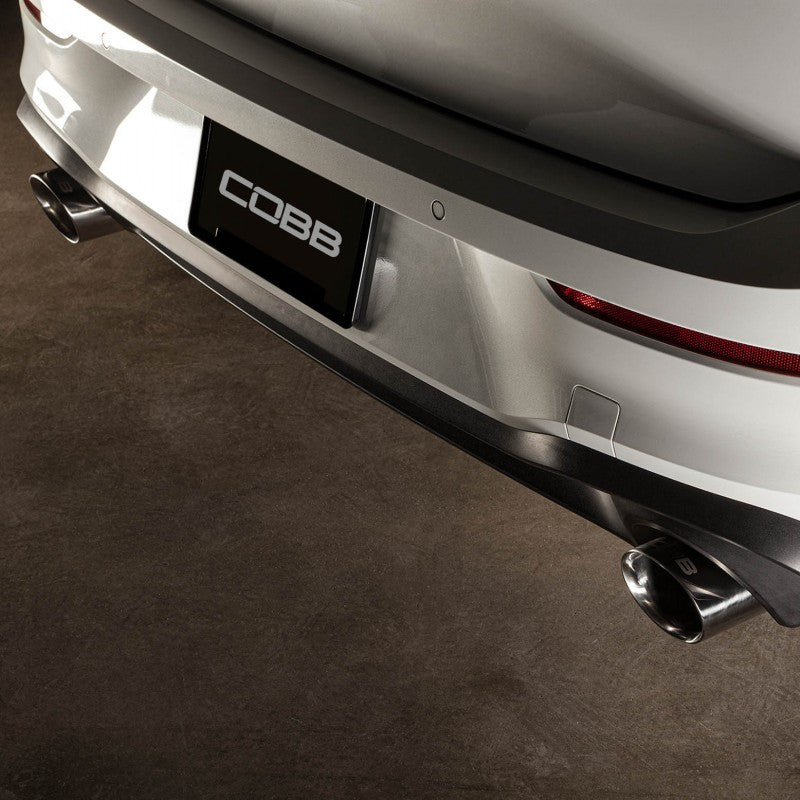 COBB 5V4100 Cat-Back Exhaust Systems STAINLESS STEEL for VOLKSWAGEN Golf GTI (MK8) 2022- Photo-6