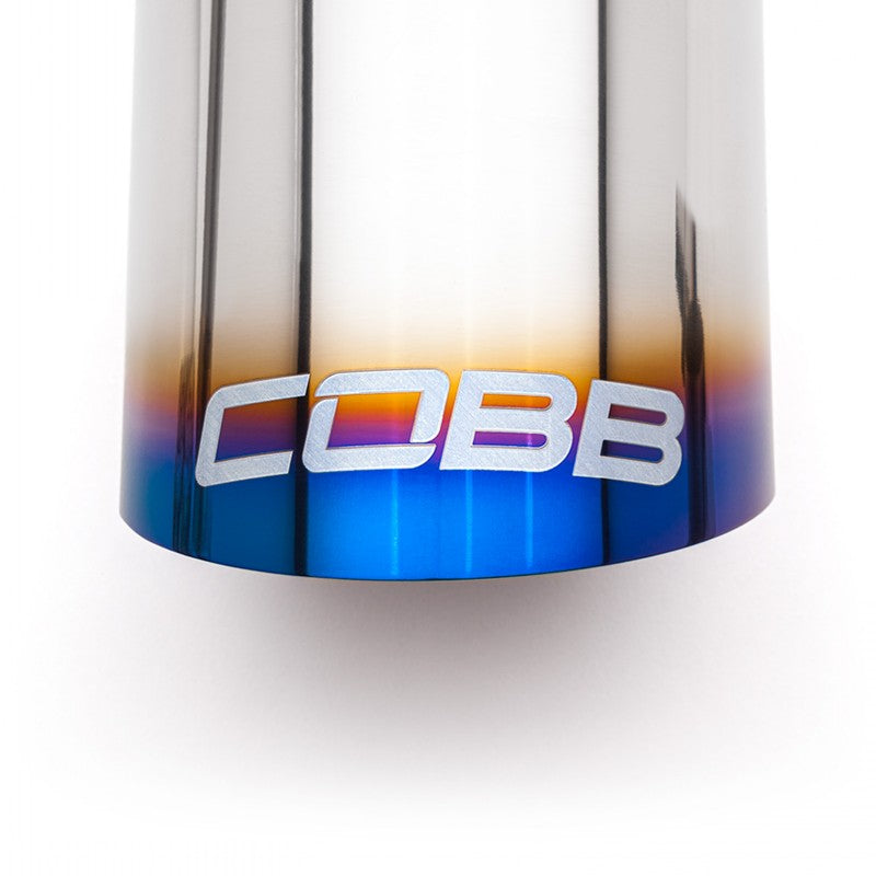 COBB 5V4160 Cat-Back Exhaust Systems TITANIUM for VOLKSWAGEN Golf GTI (MK8) 2022- Photo-5