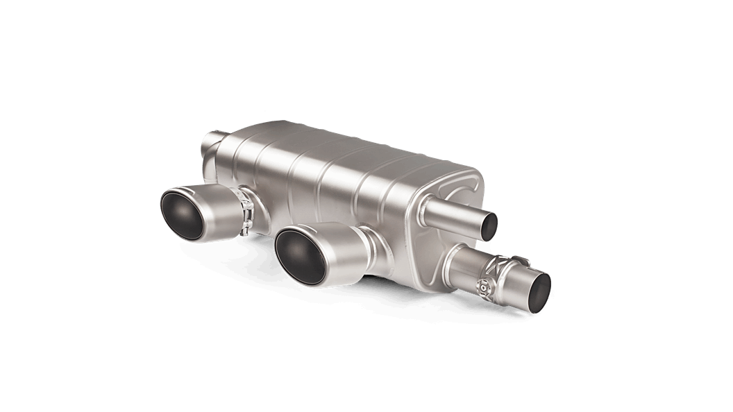 AKRAPOVIC S-PO/TI/5H Slip-On Line (Titanium) - for OE sport exhaust PORSCHE 911 Carrera/S/4/4S/GTS (991.2) 2016-2018 ECE Type Approval Photo-0