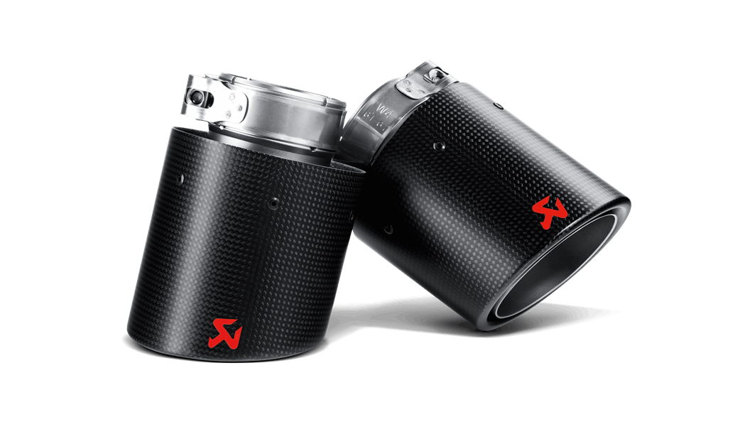 AKRAPOVIC TP-VWGMK6-CA Tail pipe set (Carbon) VW Golf (VI) GTD 2009-2012 Photo-3