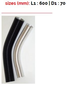 BMC SATR60070K L600 D70 ALUMINIUM FLEXIBLE TUBE CARDBOARD REINFOR Photo-0