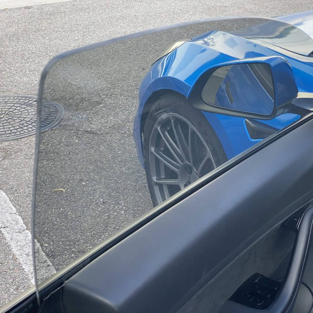 UNPLUGGED PERFORMANCE UP-M3-347-5.1 Rear Windshield Replacement, Lexan for TESLA Model 3 Photo-0