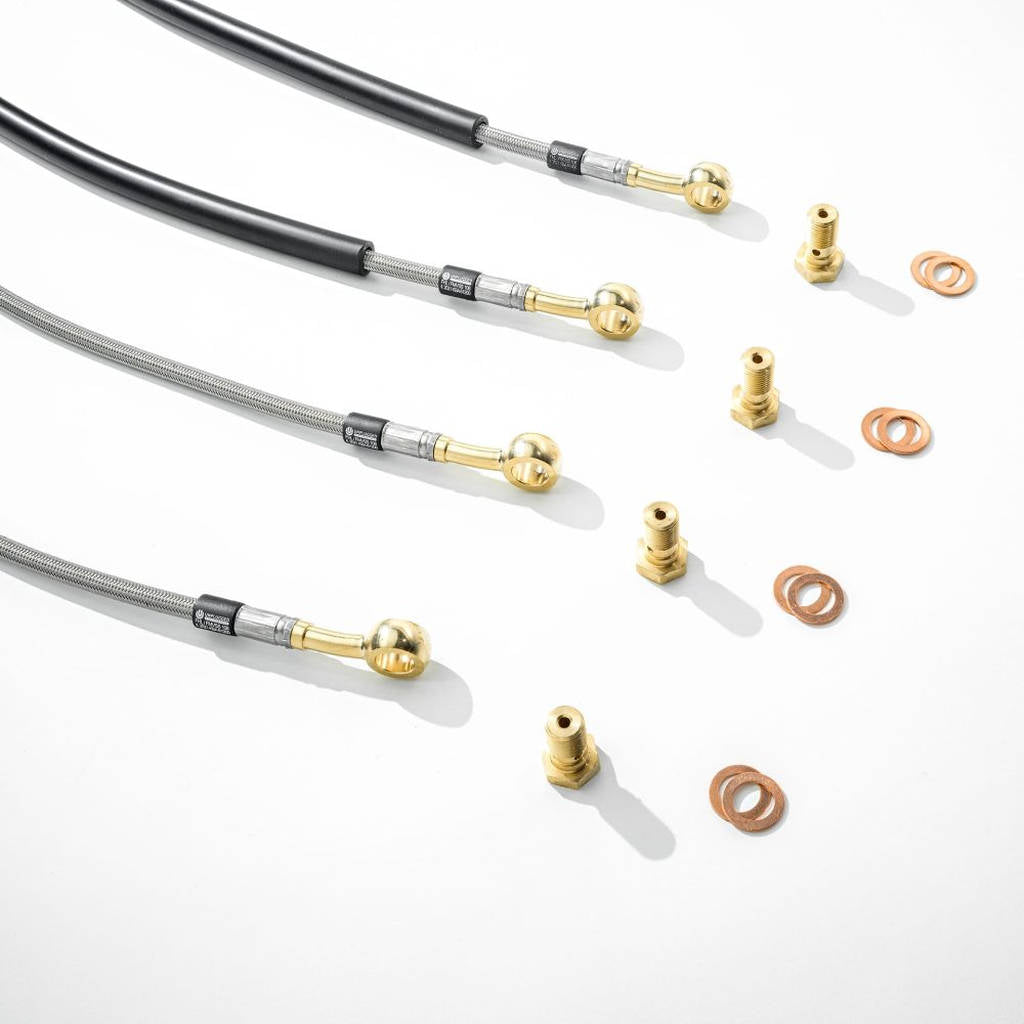 UNPLUGGED PERFORMANCE UP-M3MY-326-1.1 Sport Brake Line Set for Model 3 / Y for TESLA Model 3 / Y Photo-3
