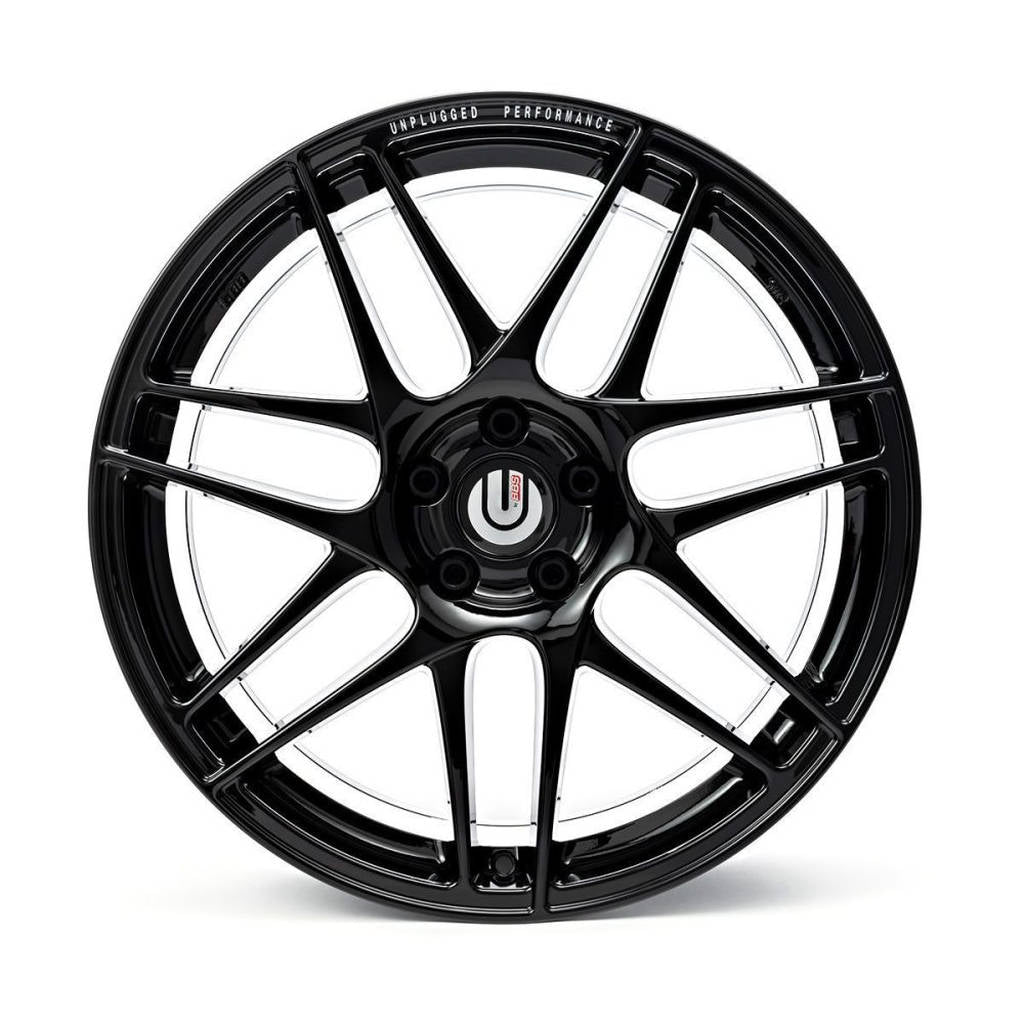 UNPLUGGED PERFORMANCE UP-M3MY-357-3.1 Spare Wheel UP x BBS Flugplatz (FP) 20x9+32 Gloss Black 1pc for TESLA Model 3 / Y Photo-11