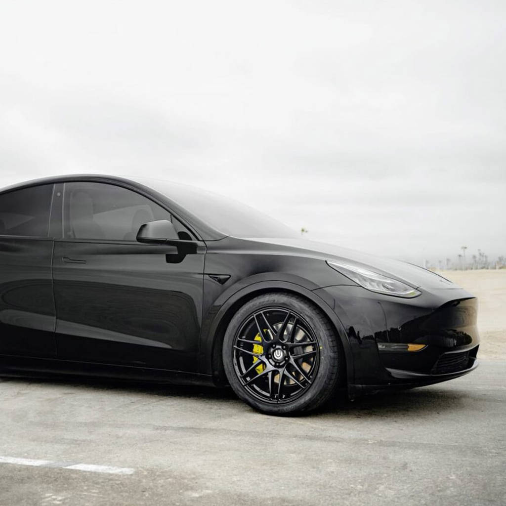UNPLUGGED PERFORMANCE UP-M3MY-357-3.1 Spare Wheel UP x BBS Flugplatz (FP) 20x9+32 Gloss Black 1pc for TESLA Model 3 / Y Photo-28
