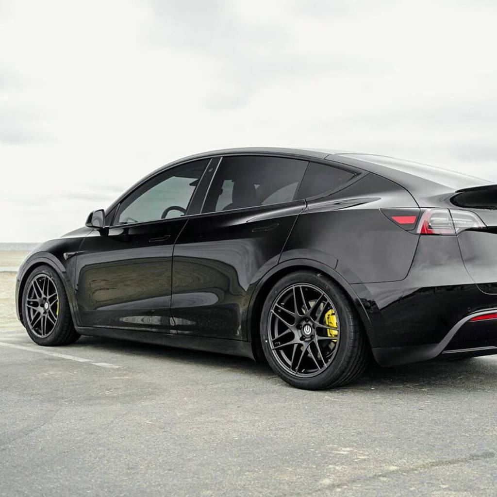 UNPLUGGED PERFORMANCE UP-M3MY-357-3.1 Spare Wheel UP x BBS Flugplatz (FP) 20x9+32 Gloss Black 1pc for TESLA Model 3 / Y Photo-29