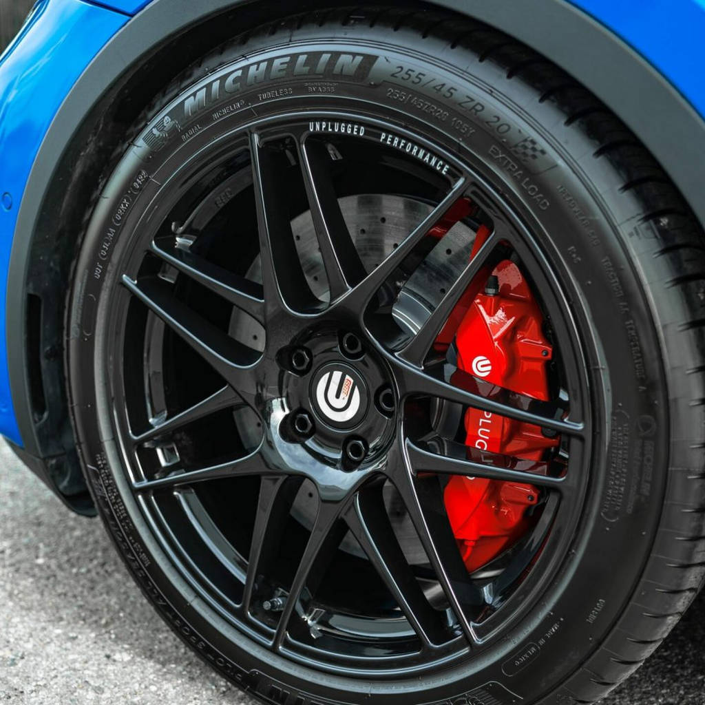 UNPLUGGED PERFORMANCE UP-M3MY-357-4.1 Spare Wheel UP x BBS Flugplatz (FP) 20x9+32 Satin Asteroid Graphite 1pc for TESLA Model 3 / Y Photo-7