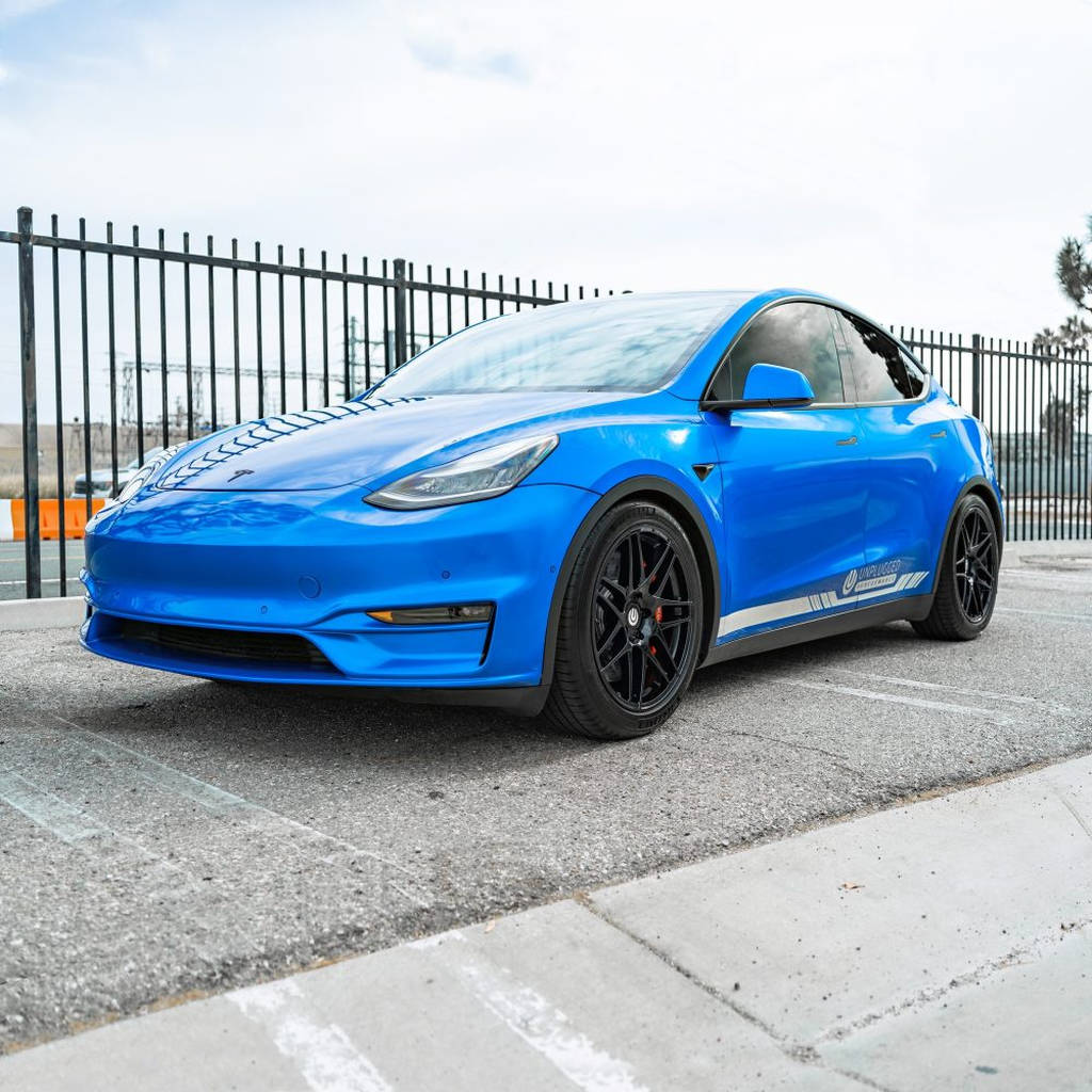 UNPLUGGED PERFORMANCE UP-M3MY-357-4.1 Spare Wheel UP x BBS Flugplatz (FP) 20x9+32 Satin Asteroid Graphite 1pc for TESLA Model 3 / Y Photo-9