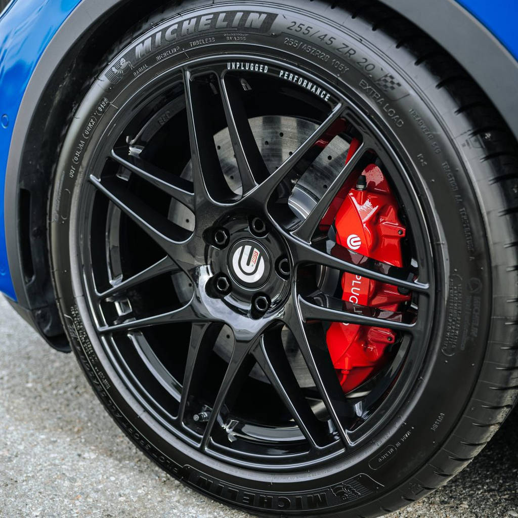 UNPLUGGED PERFORMANCE UP-M3MY-357-4.1 Spare Wheel UP x BBS Flugplatz (FP) 20x9+32 Satin Asteroid Graphite 1pc for TESLA Model 3 / Y Photo-12